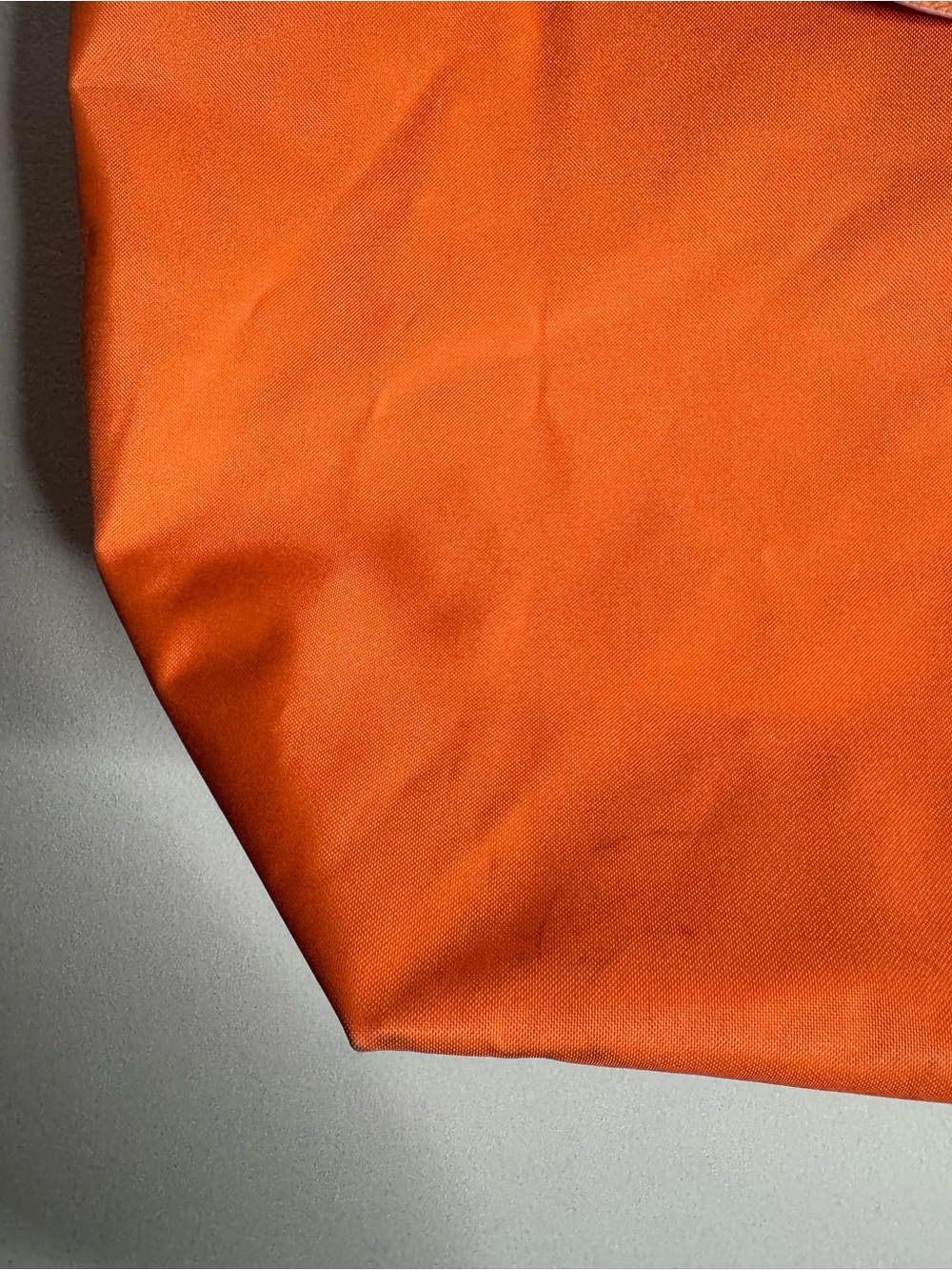Longchamp Le Pliage Original Large Shoulder Tote Bag Orange Recycled Canvas - Picture 4 of 13